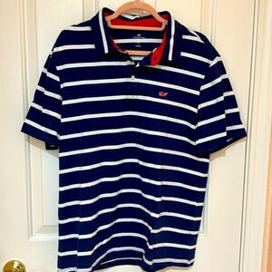 Vineyard Vines striped polo medium